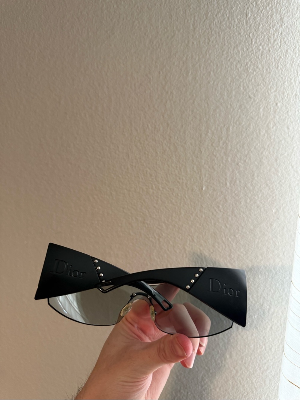 RARE Christian Dior DIORITO 2 Black Sunglasses - Picture 4 of 11